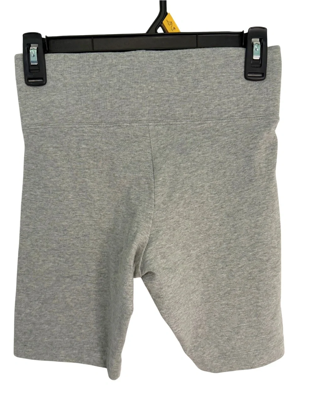 Nike Grey Athletic Bike Shorts with Black Swoosh Size Small